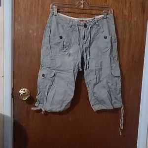 Unionbay Gray Cargo Capris